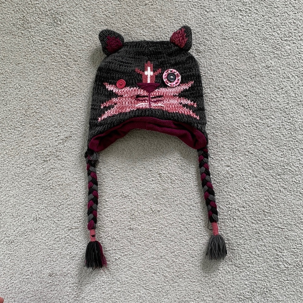 Knitted Cat Hat